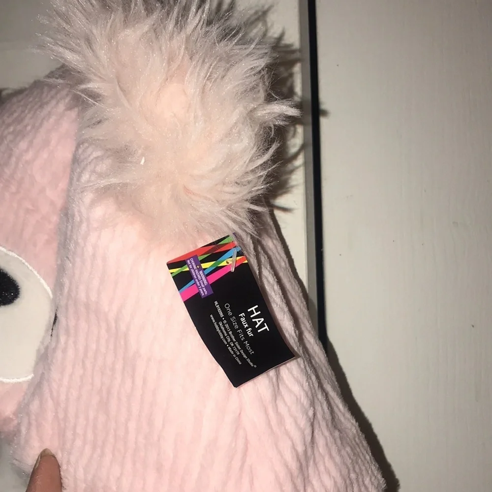 NWT Girl’s Adorable Corduroy Bear Hat
